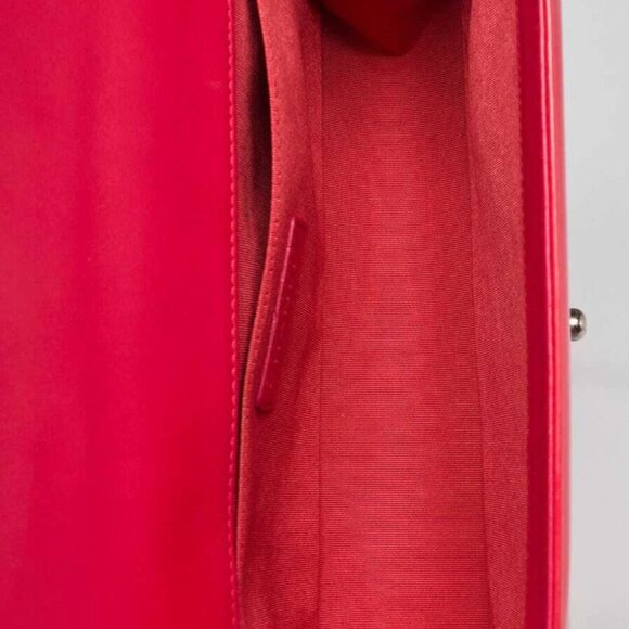 Chanel Pink Quilted Patent Leather Medium Boy Bag - Picture 8 of 10